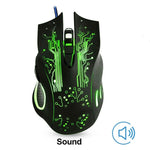 Gaming Mouse Computer Mouse Gamer 5000DPi Optical USB Ergonomic Mouse Silent Wired With Backlight Mause Game Mice For PC Laptop
