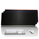 Solid Big Gaming Mouse Pad Red/Blue/Black Locking Edge Desk Keyboard Mouse Mat Rug Large Game Mousepad Gamer for CSGO Dota 2