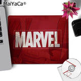 MaiYaCa 2018 New marvel logo DIY Design image Game mousepad Simple Design Speed Game Mouse Pads