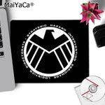 MaiYaCa 2018 New marvel logo DIY Design image Game mousepad Simple Design Speed Game Mouse Pads