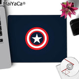 MaiYaCa 2018 New marvel logo DIY Design image Game mousepad Simple Design Speed Game Mouse Pads