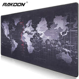 Large Gaming Mouse Pad Big Mouse Pad Gamer Mouse Mat Computer Mousepad Rubber Surface World Map Mause Pad Keyboard Desk Mat