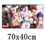 FFFAS Large 70x40cm XL Japan Anime Mousepad Game Gamer Gaming Mouse Pad Nice Beautiful Pure Cute Youth Girl Japanese Soft Mat