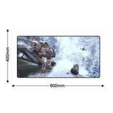 Locking Edge Large 800*400mm Gaming Call of Duty Notebook Computer Mouse Pad Gamer Game Office Tablet Desk Keyboard Mousepad Mat
