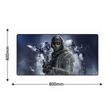 Locking Edge Large 800*400mm Gaming Call of Duty Notebook Computer Mouse Pad Gamer Game Office Tablet Desk Keyboard Mousepad Mat