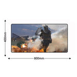 Locking Edge Large 800*400mm Gaming Call of Duty Notebook Computer Mouse Pad Gamer Game Office Tablet Desk Keyboard Mousepad Mat