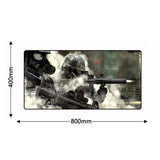 Locking Edge Large 800*400mm Gaming Call of Duty Notebook Computer Mouse Pad Gamer Game Office Tablet Desk Keyboard Mousepad Mat