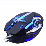 ZUOYA Professional Gaming Mouse Wired Mice 6 Button 5500DPI Adjustable Game LED Optical Gamer USB Mause For PC Laptop notebook