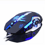 ZUOYA Professional Gaming Mouse Wired Mice 6 Button 5500DPI Adjustable Game LED Optical Gamer USB Mause For PC Laptop notebook
