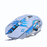 ZUOYA Professional Gaming Mouse Wired Mice 6 Button 5500DPI Adjustable Game LED Optical Gamer USB Mause For PC Laptop notebook