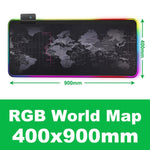 Gaming Mouse Pad Large Mousepad RGB Computer Mouse Pad Gamer Mause Pad Desk Backlit Mat xxl Keyboard Pads Backlight Mauspad