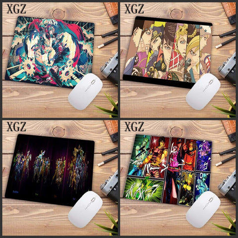 XGZ  Jojo Bizarre Adventure Game Keyboards Mat Rubber Gaming Mousepad Desk Mat Customized Laptop Gaming Mouse Pad Big Promotion