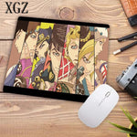 XGZ  Jojo Bizarre Adventure Game Keyboards Mat Rubber Gaming Mousepad Desk Mat Customized Laptop Gaming Mouse Pad Big Promotion