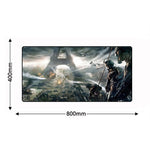800*400mm Large Locking Edge Gaming Call of Duty Computer Mouse Pad Non-slip Keyboard Laptop Game Gamer Office Desk Mousepad Mat