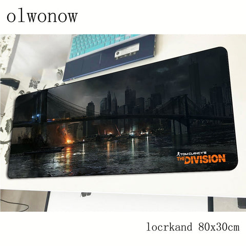 Tom clancy's The Division mousepad gamer large 800x300x3mm gaming mouse pad notebook accessories laptop padmouse ergonomic mat