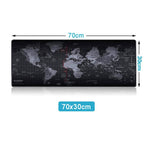 Large Gaming Mouse Pad Big Mouse Pad Gamer Mouse Mat Computer Mousepad Rubber Surface World Map Mause Pad Keyboard Desk Mat
