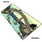 art mouse pad gamer cheapest 900x400mm notbook mouse mat gaming mousepad HD print pad mouse PC desk padmouse mats