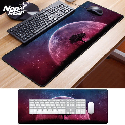NEO STAR Extra Large Gaming Mouse Pad Anti-Slip Natural Rubber PC Computer Gamer Mouse Mat 800x300mm and 900x400mm Size