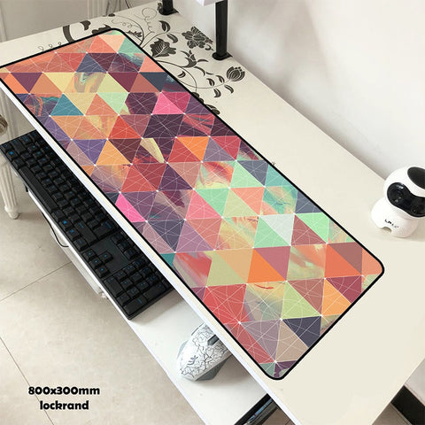 geometric mouse pad gel 80x30cm pad to mouse locrkand  computer mousepad gaming mousepad gamer to laptop Customized mouse mats