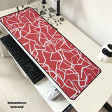 geometric mouse pad gel 80x30cm pad to mouse locrkand  computer mousepad gaming mousepad gamer to laptop Customized mouse mats