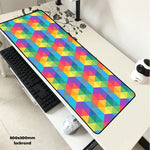 geometric mouse pad gel 80x30cm pad to mouse locrkand  computer mousepad gaming mousepad gamer to laptop Customized mouse mats