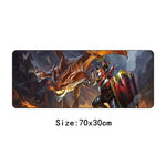 70x30cm Dota 2 Gaming Mouse Pad Best Speed Gamer Large XL padmouse Rubber Laptop Notebook Lockedge Desk Mat Keyboard Pad