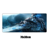 Large Wrath of the Lich King Gaming Mouse Pad Gamer XL Rubber Durable Locking Edge MousePad World of Warcraft Computer Desk Mat