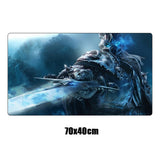 Large Wrath of the Lich King Gaming Mouse Pad Gamer XL Rubber Durable Locking Edge MousePad World of Warcraft Computer Desk Mat