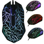 USB Wired 3200 DPI 3D Mouse LED Gamer Optical Professional Game Gaming Mouse Mice 3 Buttons for Computer PC Laptop