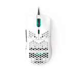 New honeycomb shell Gaming Mouse Pixart 16000DPI Optical Sensor and RGB White Wired Game Mouse For PC laptop Gaming gamer