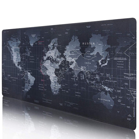 Extended Large Gaming Mouse Pad Gamer Computer Big Mouse Mats Stitched Edge Mousepad Keyboard Desk Mats Anti-slip Map Rubber Gel