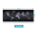 Extended Large Gaming Mouse Pad Gamer Computer Big Mouse Mats Stitched Edge Mousepad Keyboard Desk Mats Anti-slip Map Rubber Gel