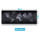 Extended Large Gaming Mouse Pad Gamer Computer Big Mouse Mats Stitched Edge Mousepad Keyboard Desk Mats Anti-slip Map Rubber Gel