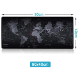 Extended Large Gaming Mouse Pad Gamer Computer Big Mouse Mats Stitched Edge Mousepad Keyboard Desk Mats Anti-slip Map Rubber Gel