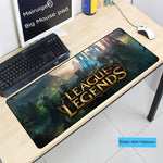 Mairuige 900x400mm Scenery Speed Large Gaming Mouse Pad Keyboard Lock Edge Gamer Mousepad Mat for League of Legends LOLGamer