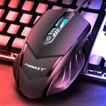 LED Wired Gaming Mouse Professional 6 Buttons 2400DPI Adjustable Optical Silent Mice    Ultra-precise Scroll Wheel For Windows