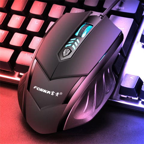 LED Wired Gaming Mouse Professional 6 Buttons 2400DPI Adjustable Optical Silent Mice    Ultra-precise Scroll Wheel For Windows