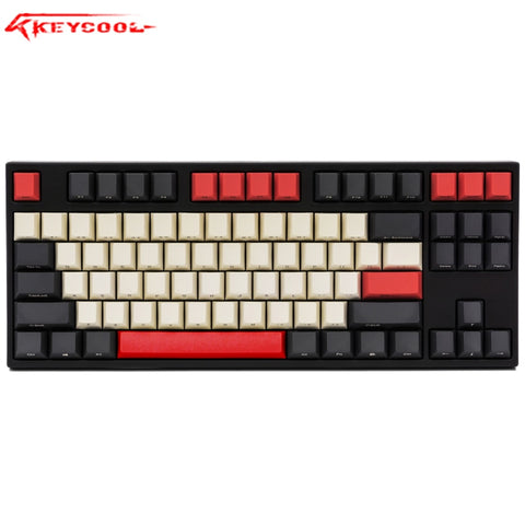 PBT Key Cap ANSI Side/Positive/Front Print Cherry MX Keycap Set For TKL 87/104/108/60% Gaming Keyboard Fit Anne Akko X Ducky