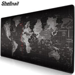 Shellnail Gaming Mouse Pad Large Mouse Pad Gamer Big Mouse Mat Computer Mousepad Led Backlight Surface Mause Keyboard Desk Mat