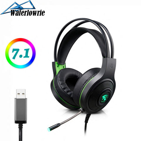 Gaming Headphone Earphone 7.1 Channel 3D Stereo Headset Noise Cancelling with Microphone for PS4 / Laptop / PC Tablet Game