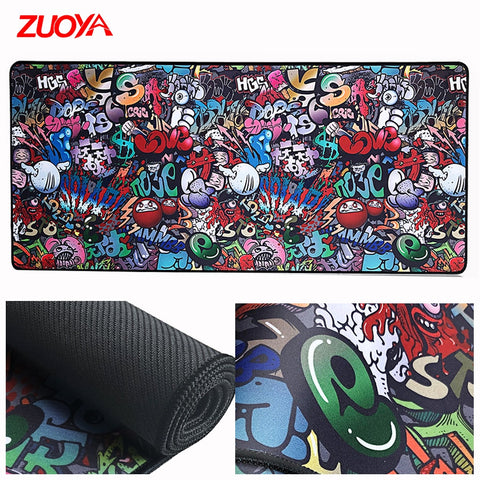 ZUOYA Large Mouse Pad Gaming Mousepad Gamer  Mause Carpet Mat keyboard pad PC Desk CS natural rubber