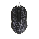 USB Wired 3200 DPI 3D Mouse LED Gamer Optical Professional Game Gaming Mouse Mice 3 Buttons for Computer PC Laptop
