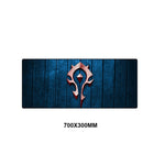 World of Warcraft Gaming Mouse Pad Computer Gamer Mousepad Horde Large Rubber No-slip Desk Big Mouse Mat Mause Pad for PC Laptop
