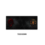 World of Warcraft Gaming Mouse Pad Computer Gamer Mousepad Horde Large Rubber No-slip Desk Big Mouse Mat Mause Pad for PC Laptop