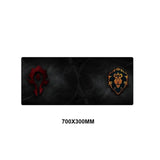 World of Warcraft Gaming Mouse Pad Computer Gamer Mousepad Horde Large Rubber No-slip Desk Big Mouse Mat Mause Pad for PC Laptop