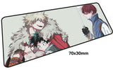 My Hero Academia mouse pad gamer 700x300mm notbook mouse mat large gaming mousepad large Cartoon pad mouse PC desk padmouse