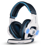 SADES SA-903 High-Performance 7.1 USB PC Headset Deep Bass Gaming Headphones With LED Micphone For PC Gamer