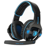 SADES SA-903 High-Performance 7.1 USB PC Headset Deep Bass Gaming Headphones With LED Micphone For PC Gamer
