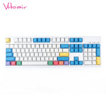 PBT Key Cap ANSI Side/Positive/Front Print Cherry MX Keycap Set For TKL 87/104/108/60% Gaming Keyboard Fit Anne Akko X Ducky