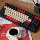 PBT Key Cap ANSI Side/Positive/Front Print Cherry MX Keycap Set For TKL 87/104/108/60% Gaming Keyboard Fit Anne Akko X Ducky